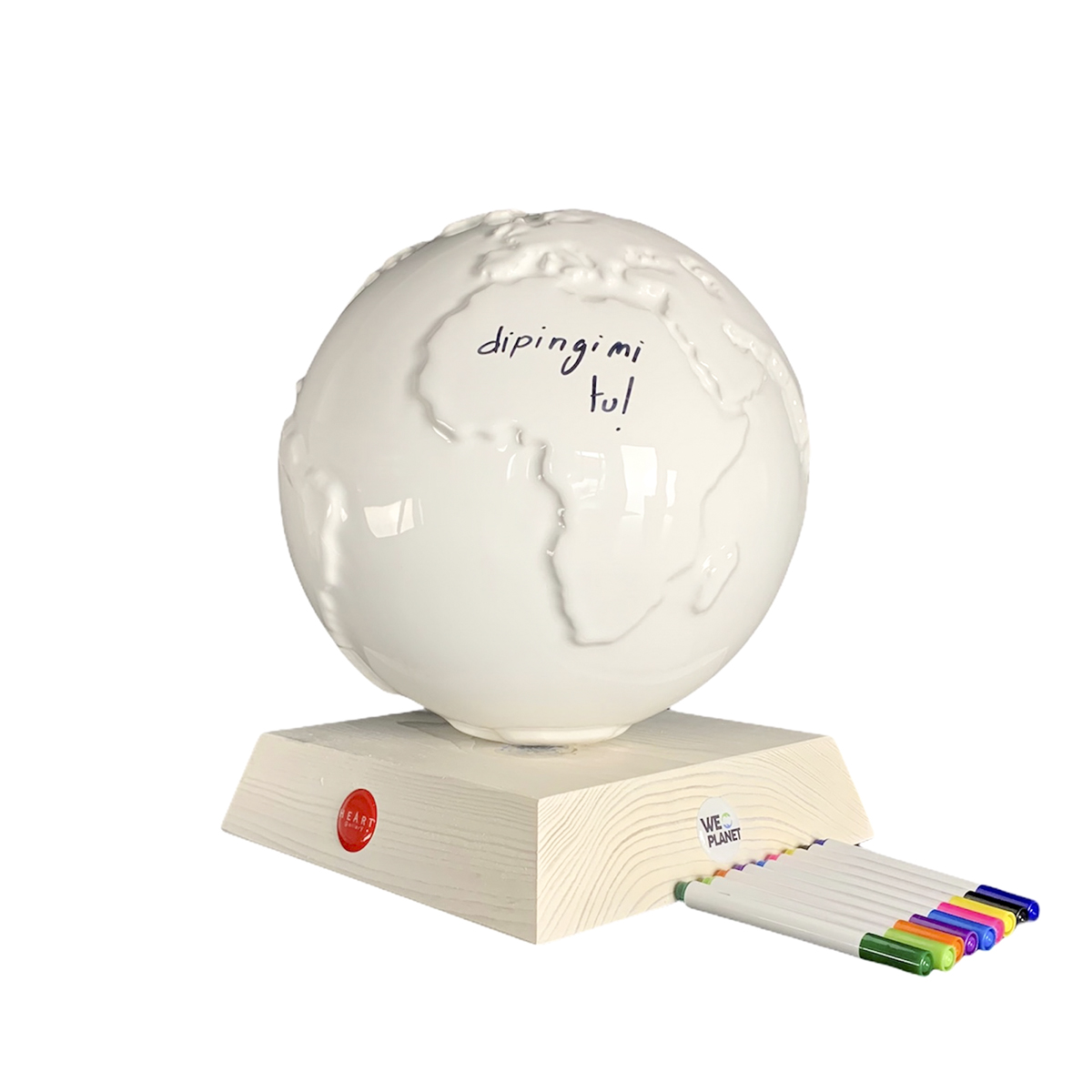 DIY: mappamondo in ceramica da personalizzare secondo la propria creatività