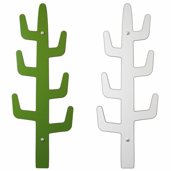 attaccapanni da parete a forma di cactus