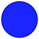 Appendiabiti a forma circolare della collezione Art-Up con pomello in acciaio inox e appendiabiti HPL colore blu