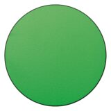 Appendiabiti a forma circolare della collezione Art-Up con pomello in acciaio inox e appendiabiti HPL colore verde
