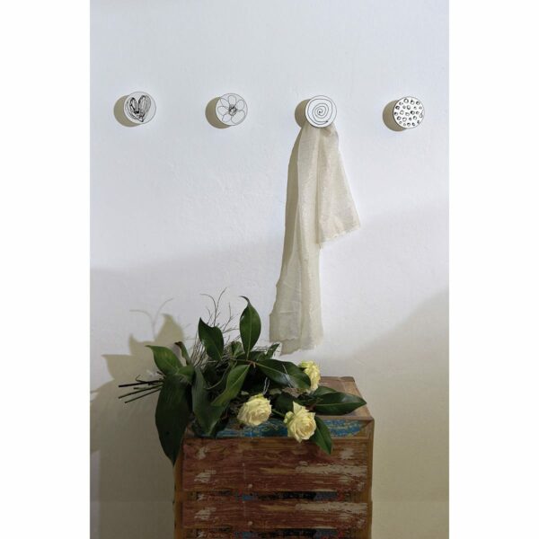 gancio appendiabiti da parete art-up