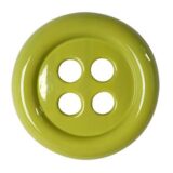 Umidificatore per termosifone in ceramica a forma di bottone colore verde