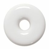 Umidificatore per termosifone in ceramica bianca a forma di ciambella, donut