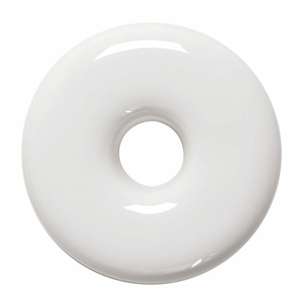 Umidificatore in ceramica bianca a forma di ciambella, donut