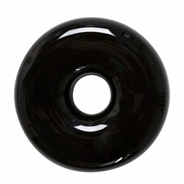 Umidificatore per termosifone in ceramica nero lucido a forma di ciambella, donut
