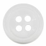 Umidificatore per termosifone in ceramica a forma di bottone colore bianco