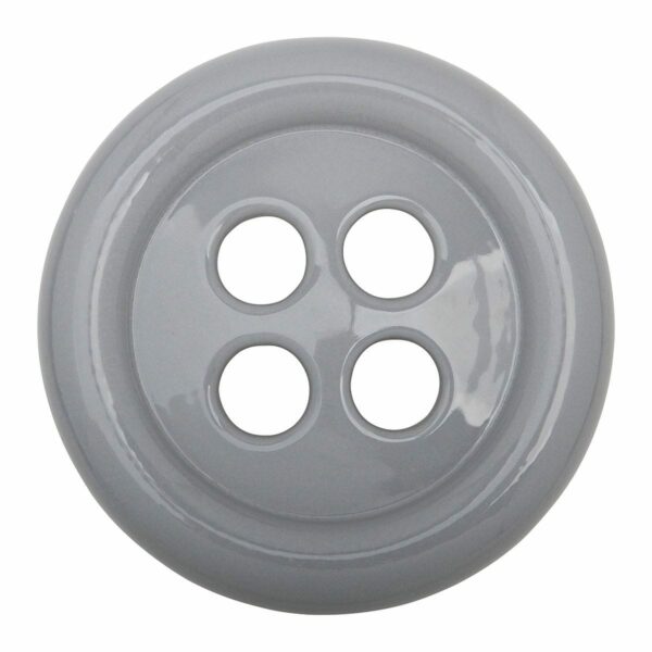 Umidificatore in ceramica a forma di bottone colore grigio