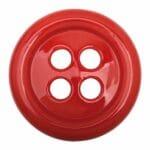 Umidificatore per termosifone in ceramica a forma di bottone colore rosso