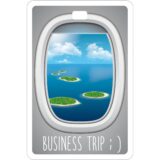 Etichetta bagaglio #MYTAG Business Trip
