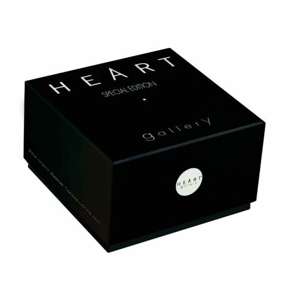 elegante confezione in nero e bianco per i cuori heart gallery special edition