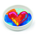 svuotatasche in ceramica con decorazione