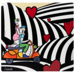 tovaglietta americana 32x34 cm con riproduzione opera artistica di Virginia Benedicto