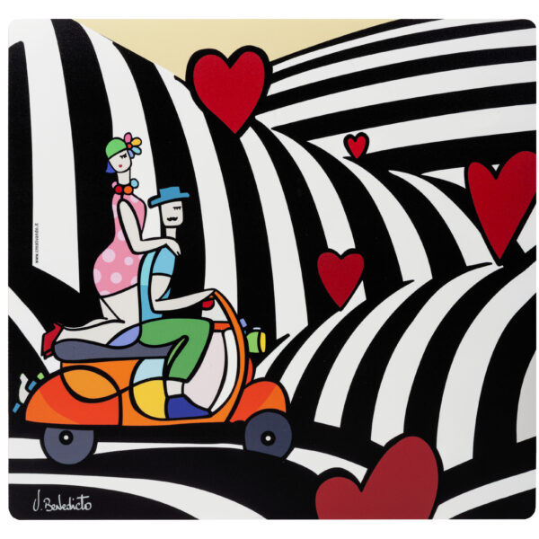 tovaglietta americana 32x34 cm con riproduzione opera artistica di Virginia Benedicto